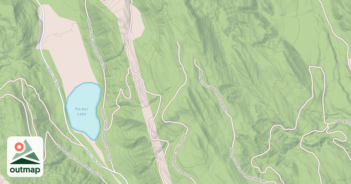 Map of CUSICK RIDGE