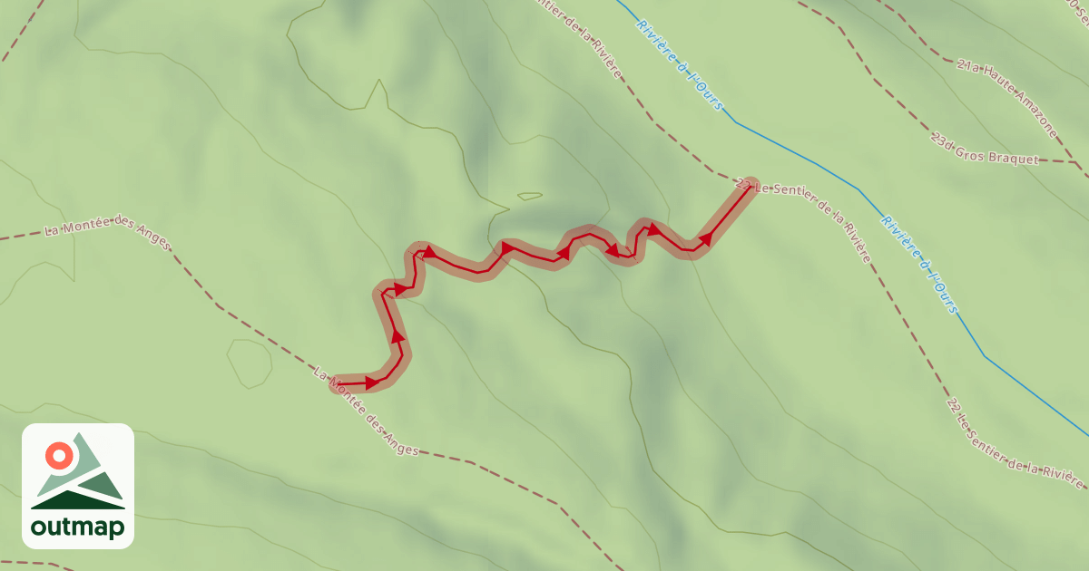 Map of 54 Descente des Anges