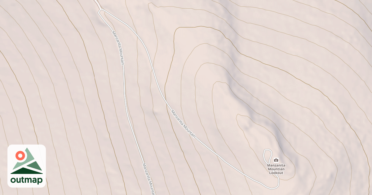 Map of MANZANITA L.O.
