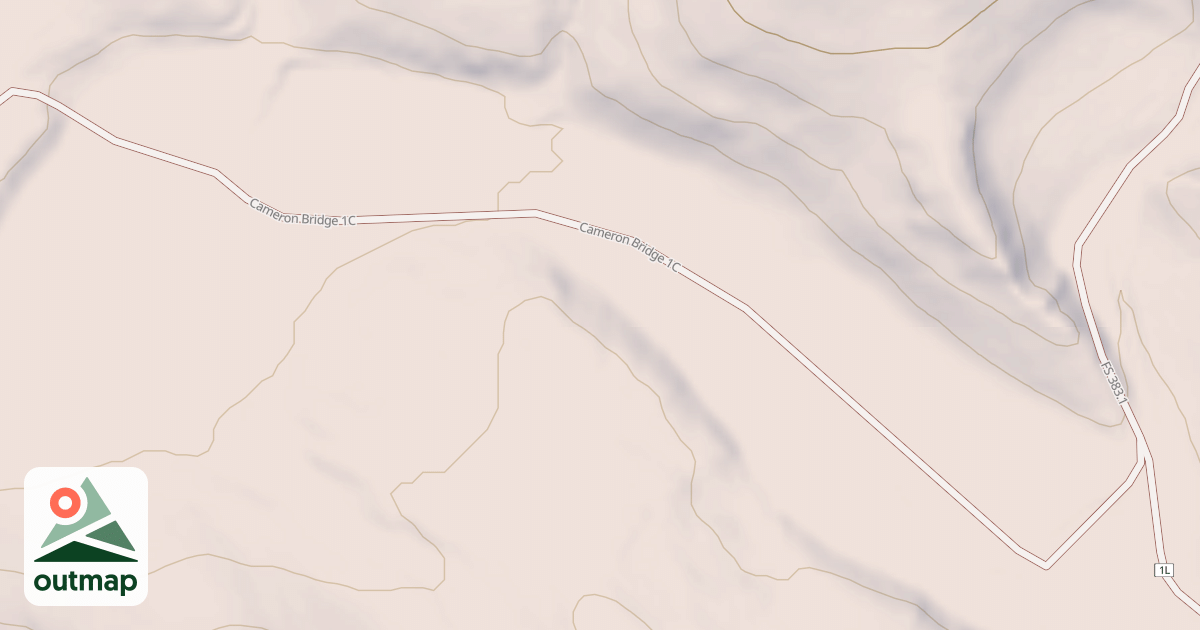 Map of CAMERON BR 1O