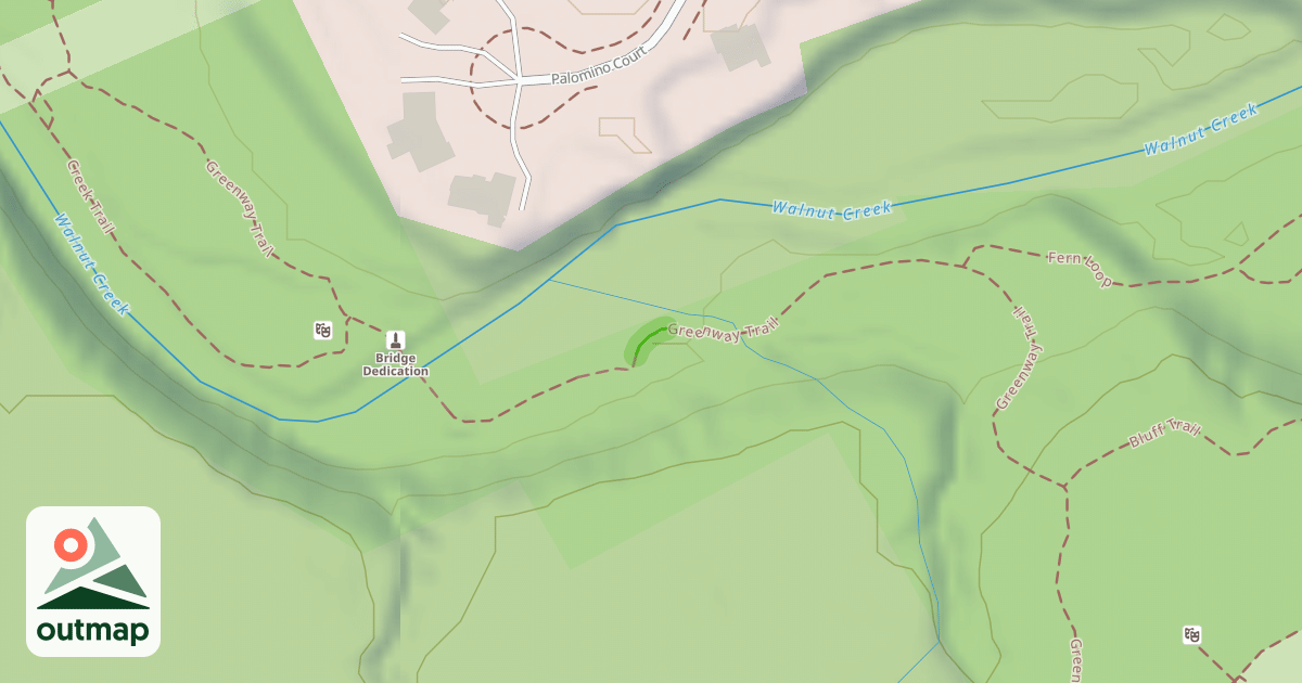 Map of Greenway Trail