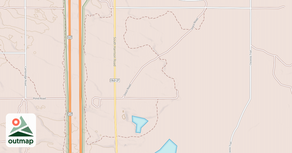 Map of Denton Creek Trail