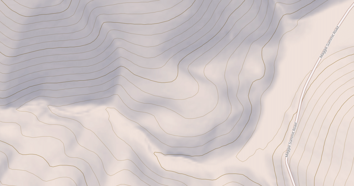 Map preview of COLUMBIA CREEK ROAD