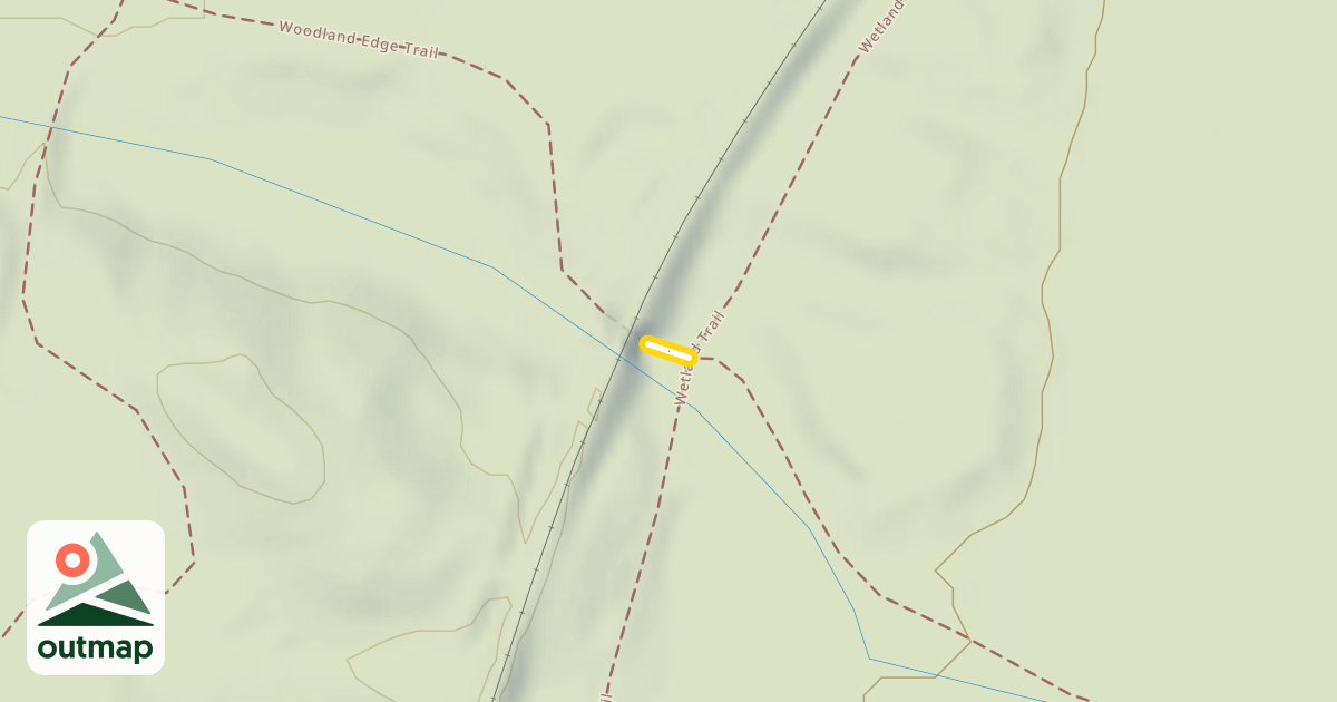 Map of Woodland Edge Trail
