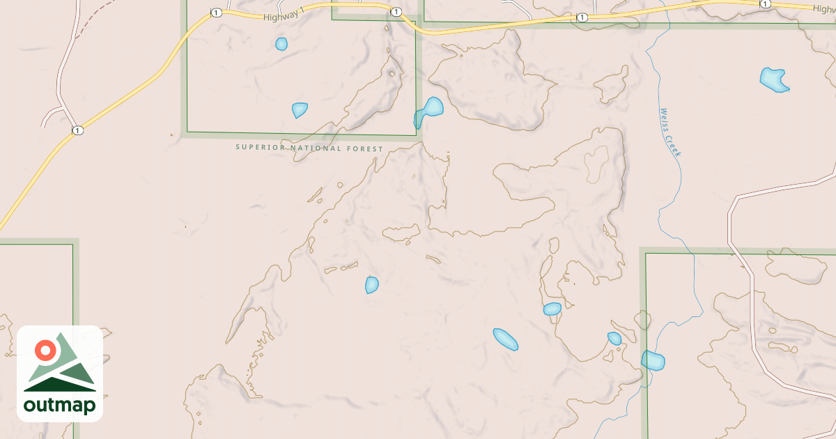 Map of FH 7 SPUR 905