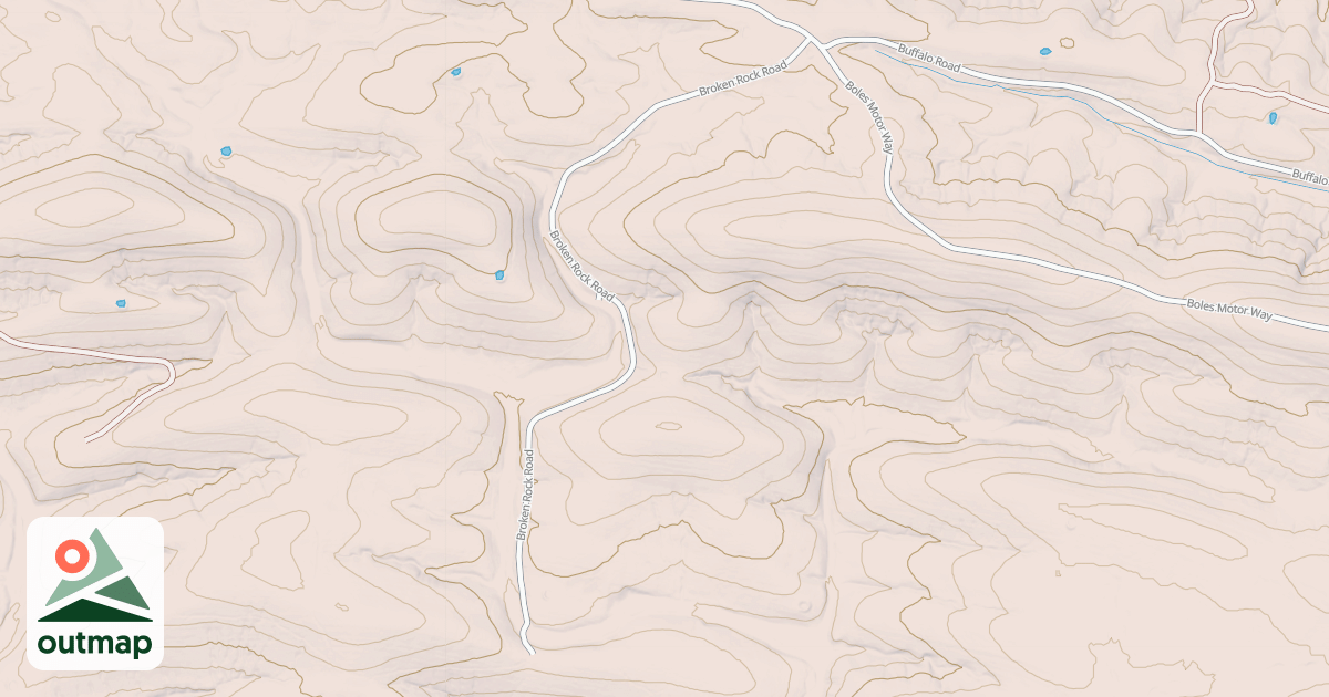 Map of BLACK BRANCH