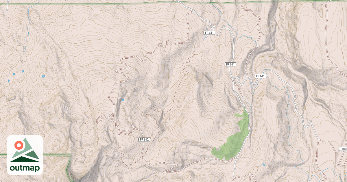 Map of GALLOWAY CREEK
