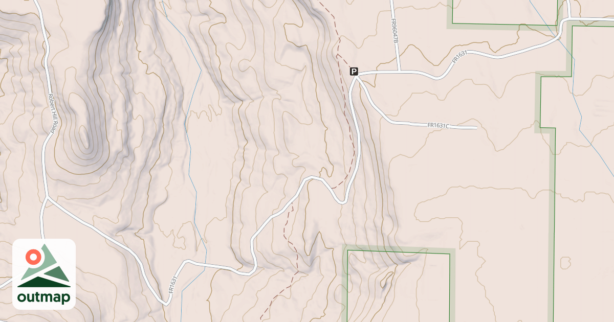 Map of USFS National Forest System Roads {26141EDC-BE20-4F71-B377-EB1D376CD7A0}