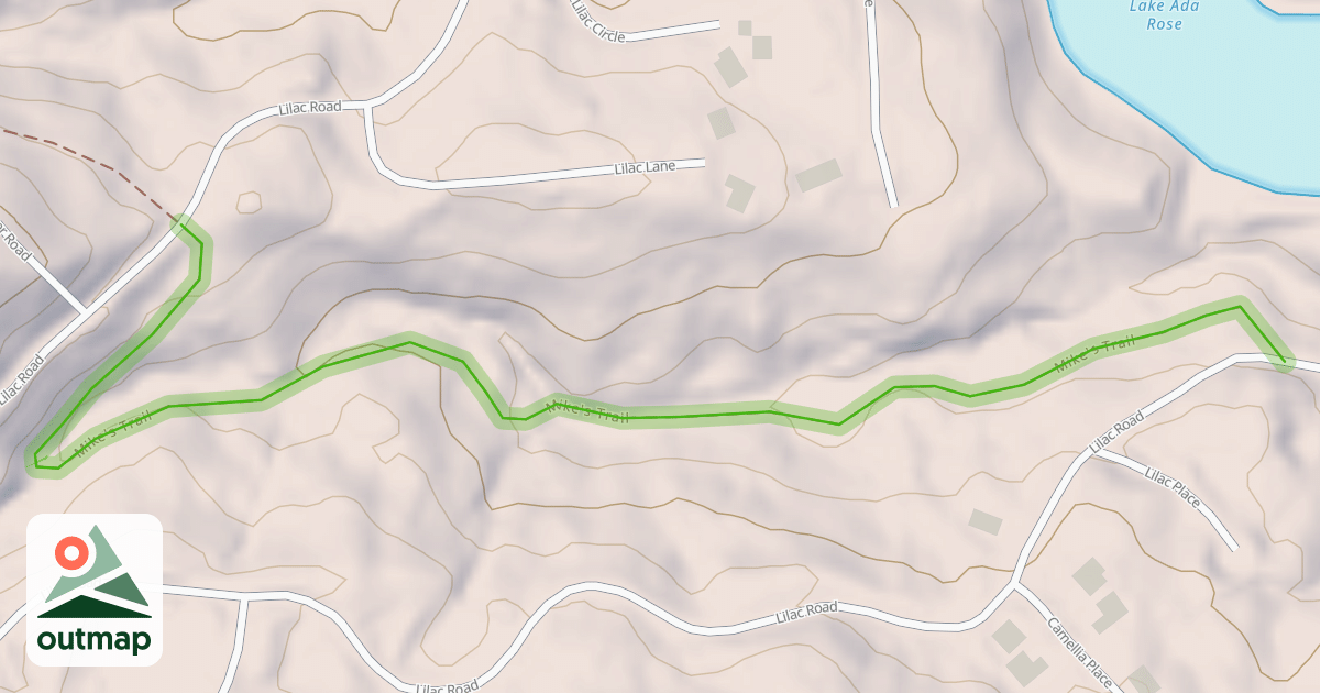 Map of Mike's Trail
