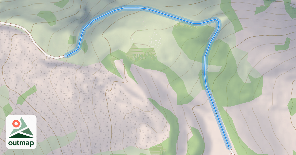 Map of Mt. Ogden Road