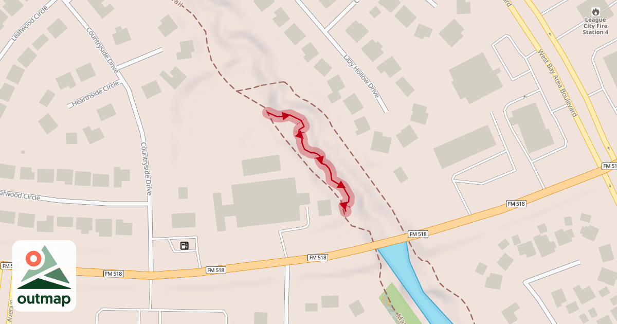 Map of Charger's Run