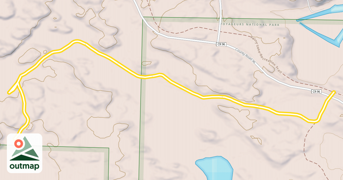 Map of Tilson Connector Trail