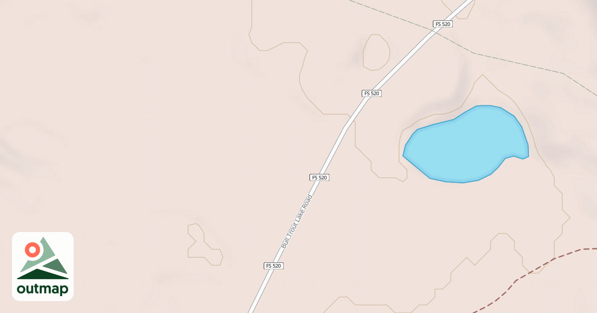 Map of BULL TROUT A
