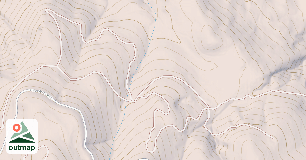 Map of CRANDALL PEAK OHV-M/C