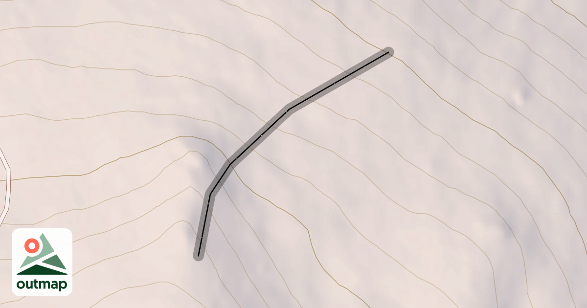 Map of Hibernation Headwall