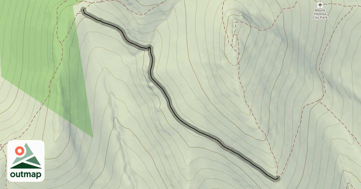 Map of Backside Trail