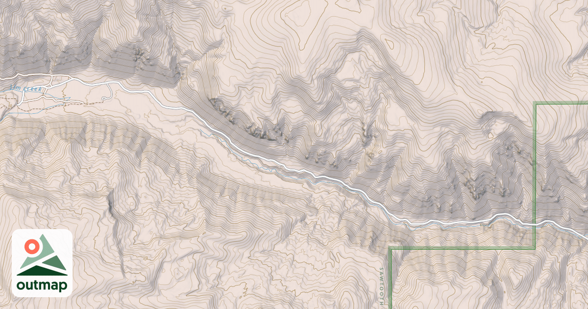 Map of BIG BOULDER