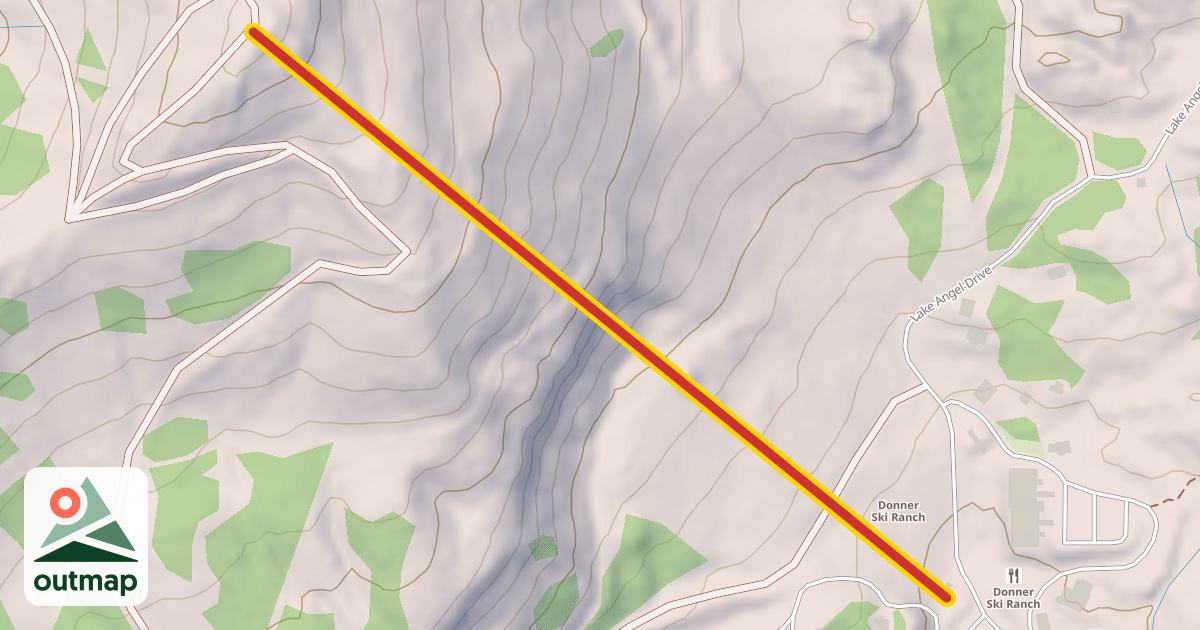 Map of Chairlift 1