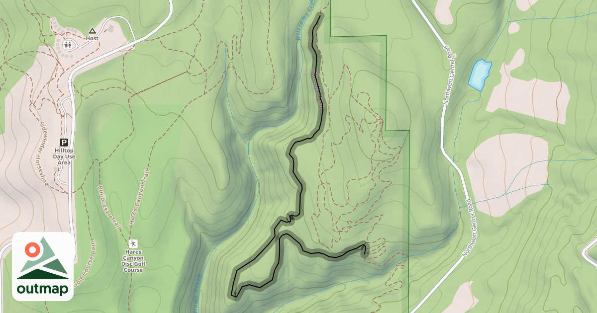 Map of Shoofly Trail