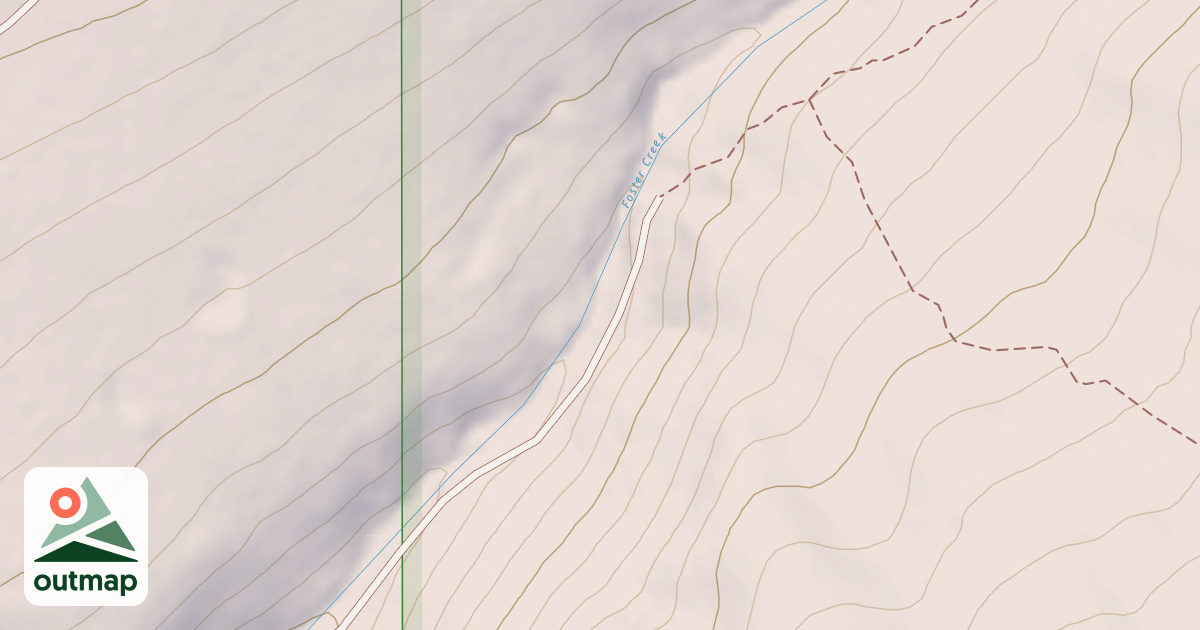 Map of FOSTER CREEK