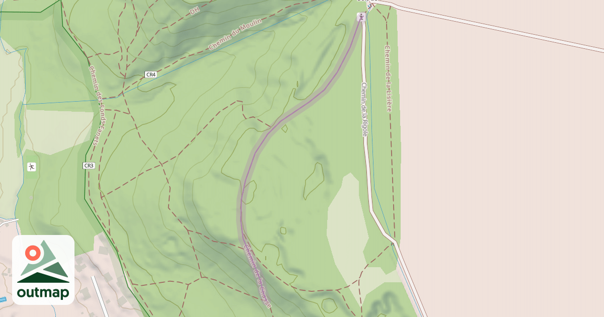 Map of Chemin de la Chasse