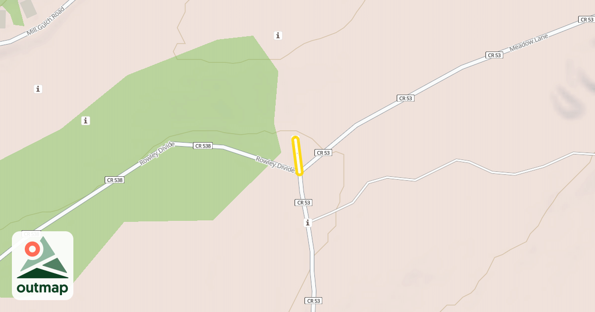 Map of Lower Blue Ridge