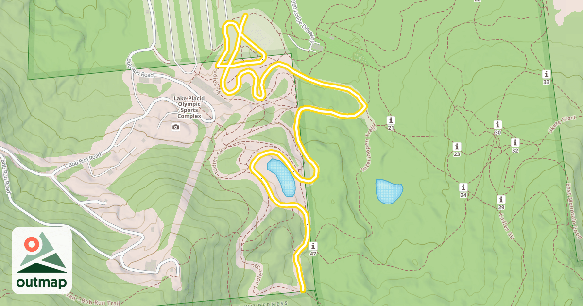 Map of World Cup Trails