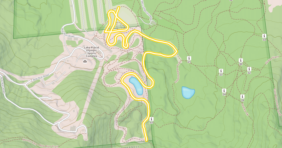 Map preview of World Cup Trails