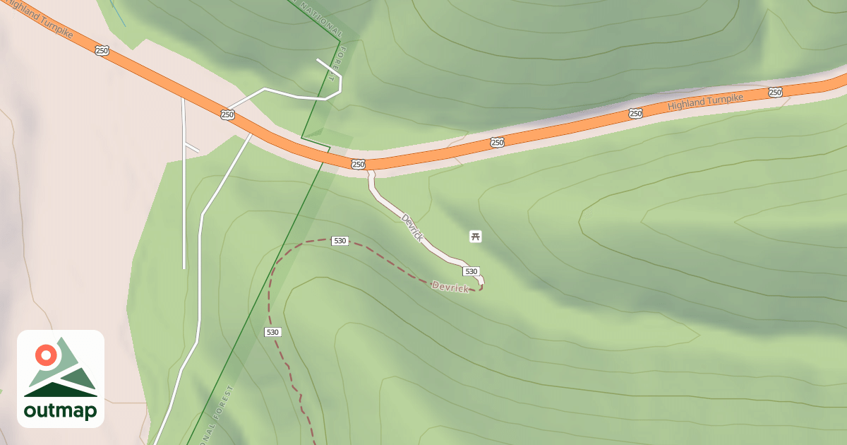 Map of DEVRICK