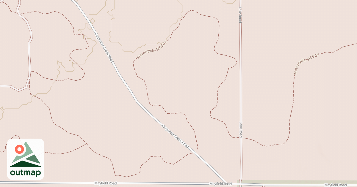 Map of Grand Traverse Motorcycle Trail