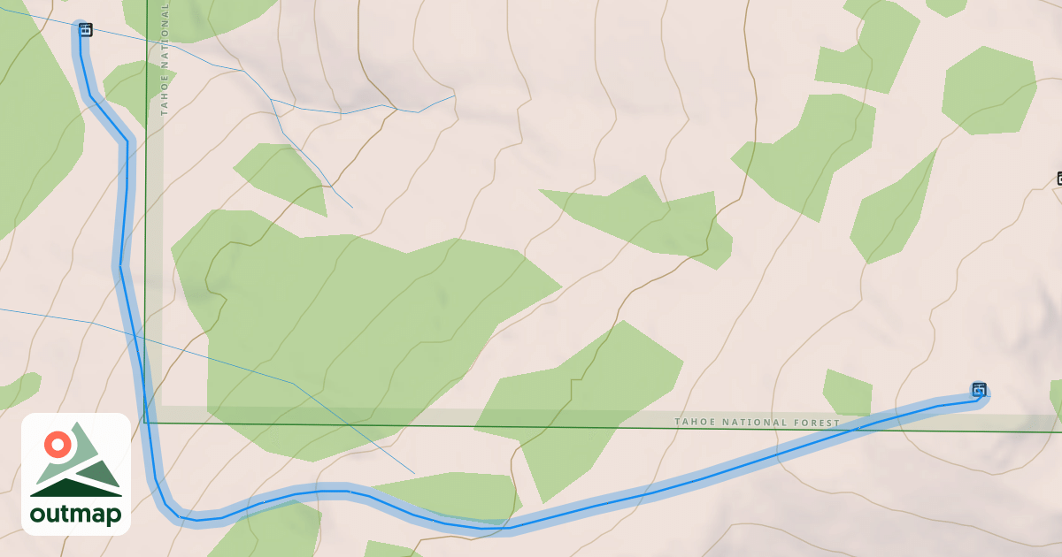 Map of Dutchman Gully