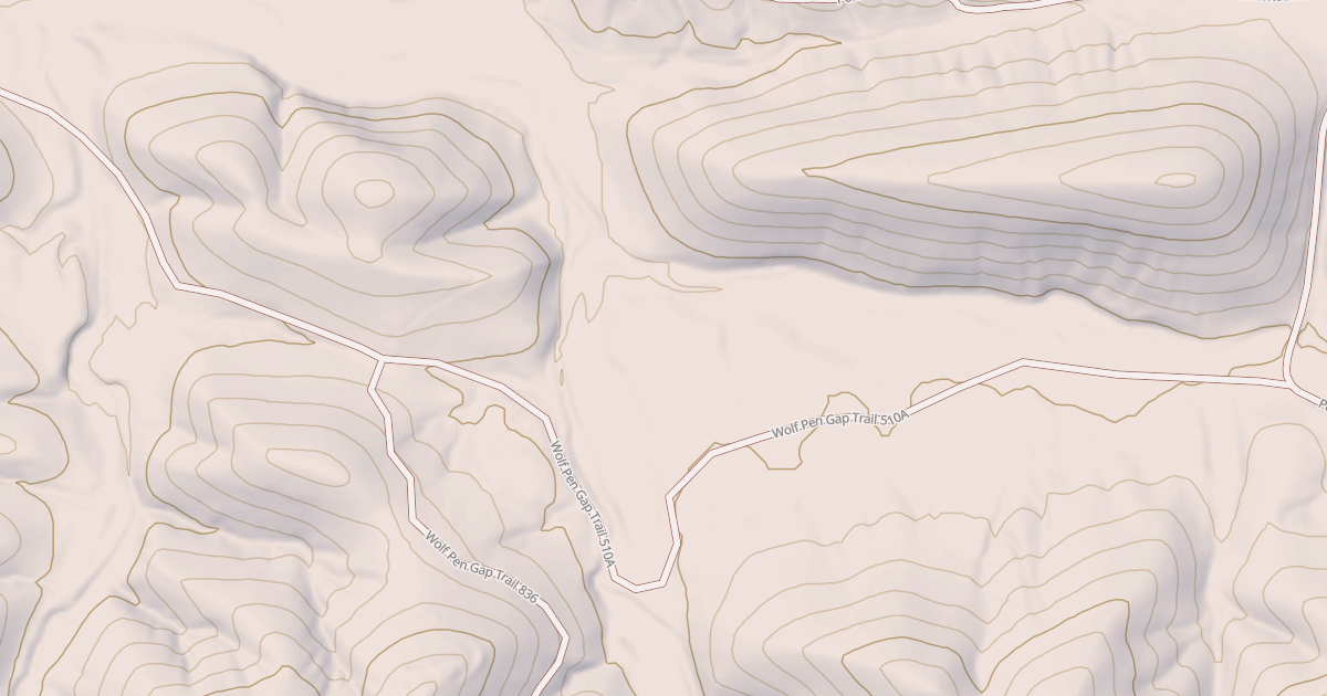 Map preview of STANDING ROCK SPUR