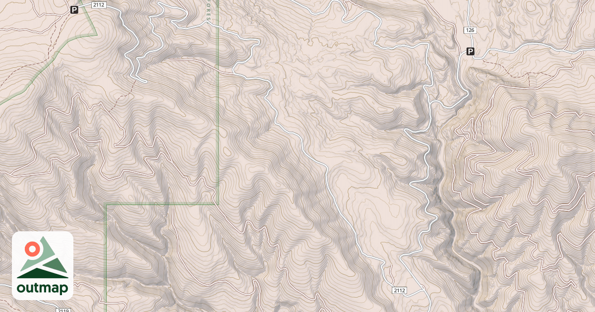 Map of EAST FORK RATTLESNAKE