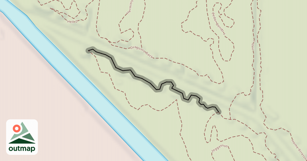 Map of The Outback in Galveston