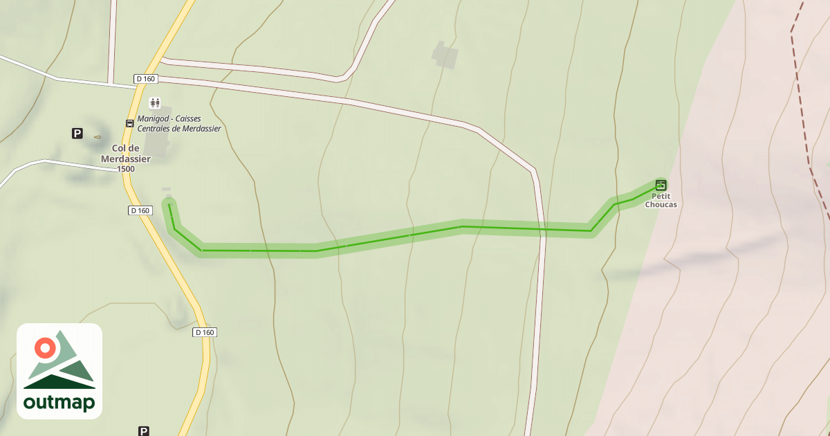 Map of Grand Choucas