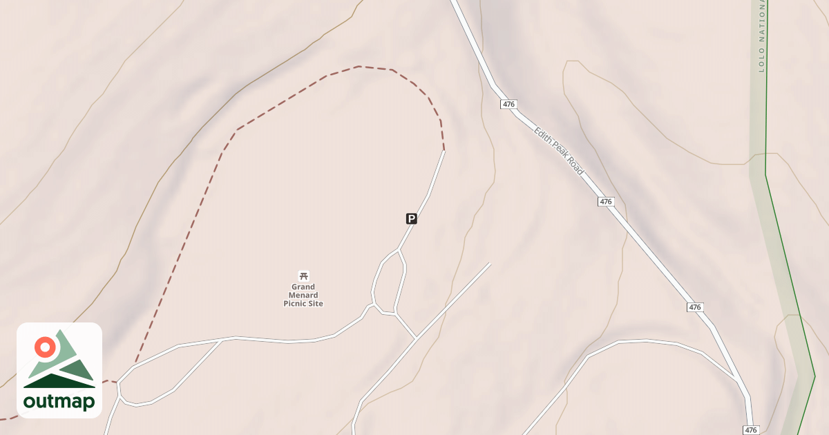 Map of CAMP MENARD SPUR B