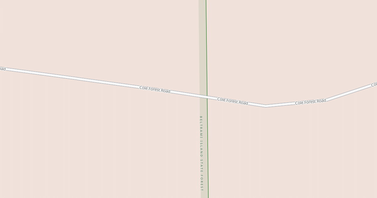 Map preview of Warroad/Roseau Trails