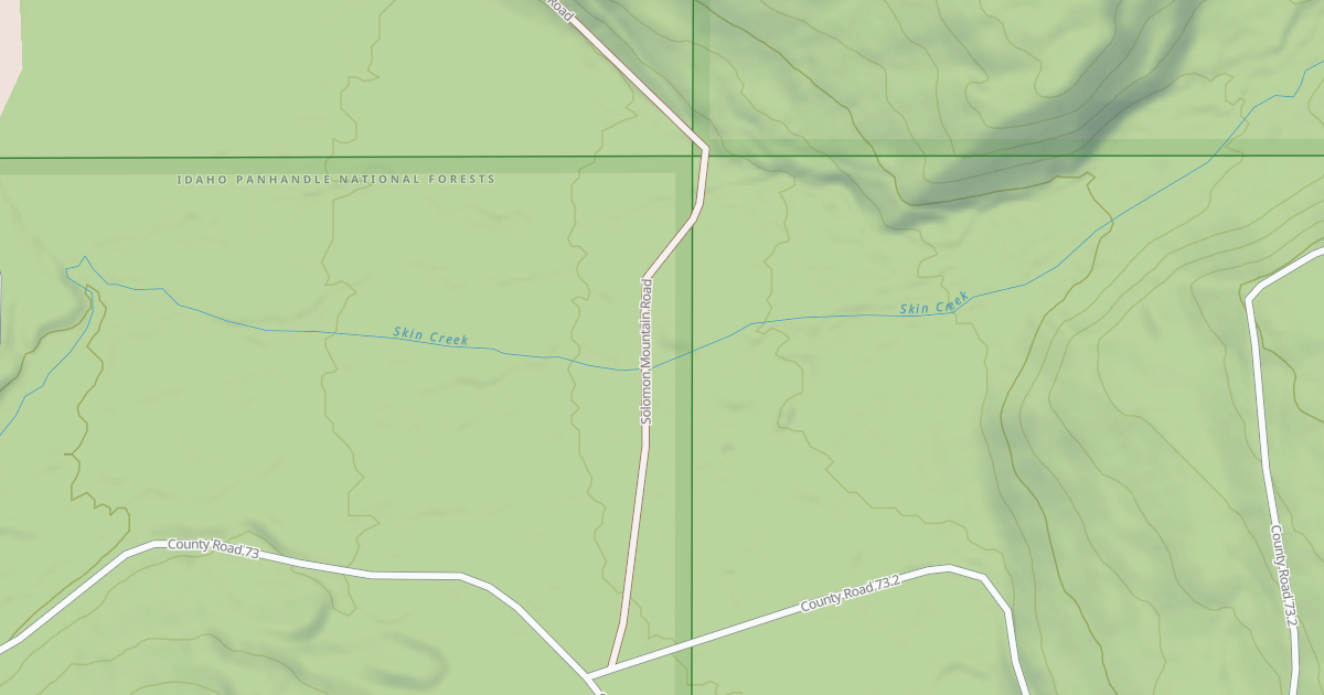 Map preview of SOLOMON MOUNTAIN