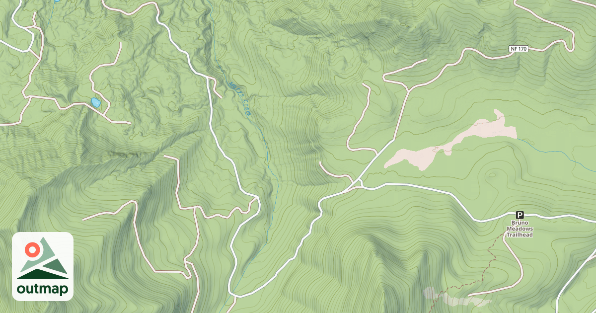 Map of BRUNO MEADOWS-COOPER-BU*