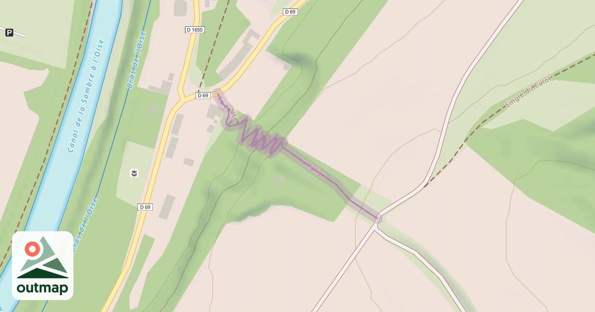 Map of La Falise