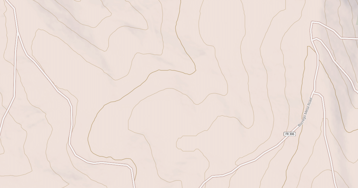 Map preview of USFS National Forest System Roads {FEC933C4-EBAD-4385-A12D-33E48A61F362}
