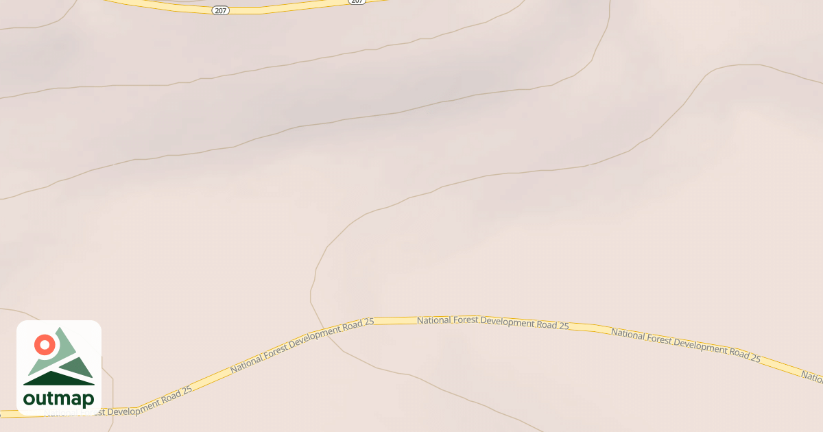 Map of USFS National Forest System Roads {DE6467CE-93E5-48B9-9FA4-63630DDE908D}