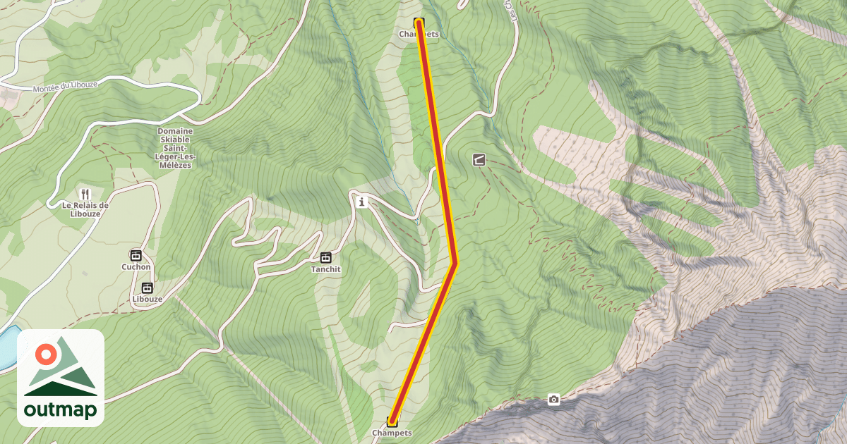 Map of Champets