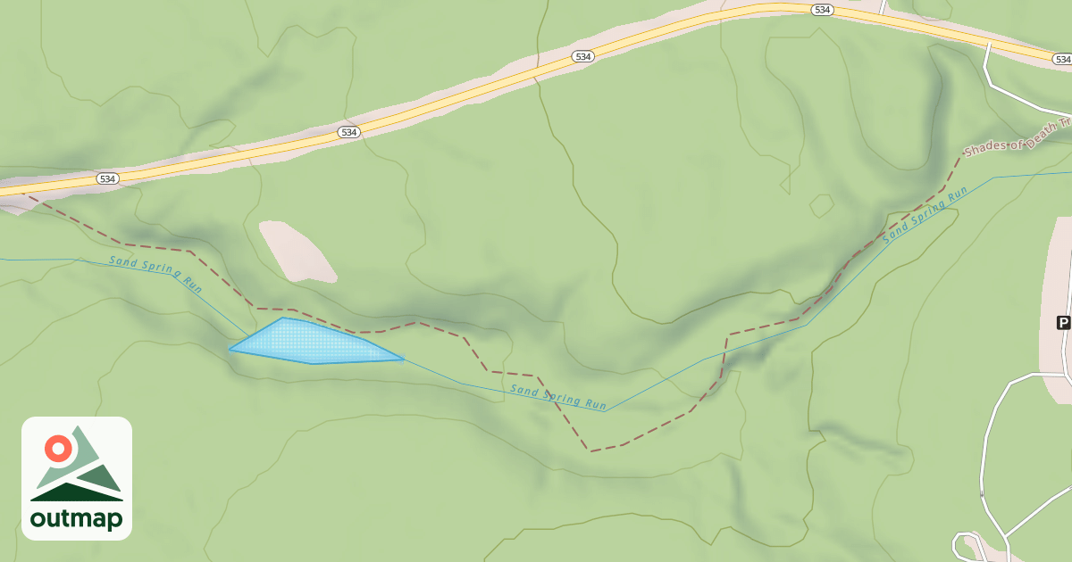 Map of Hickory Run State Park Trails