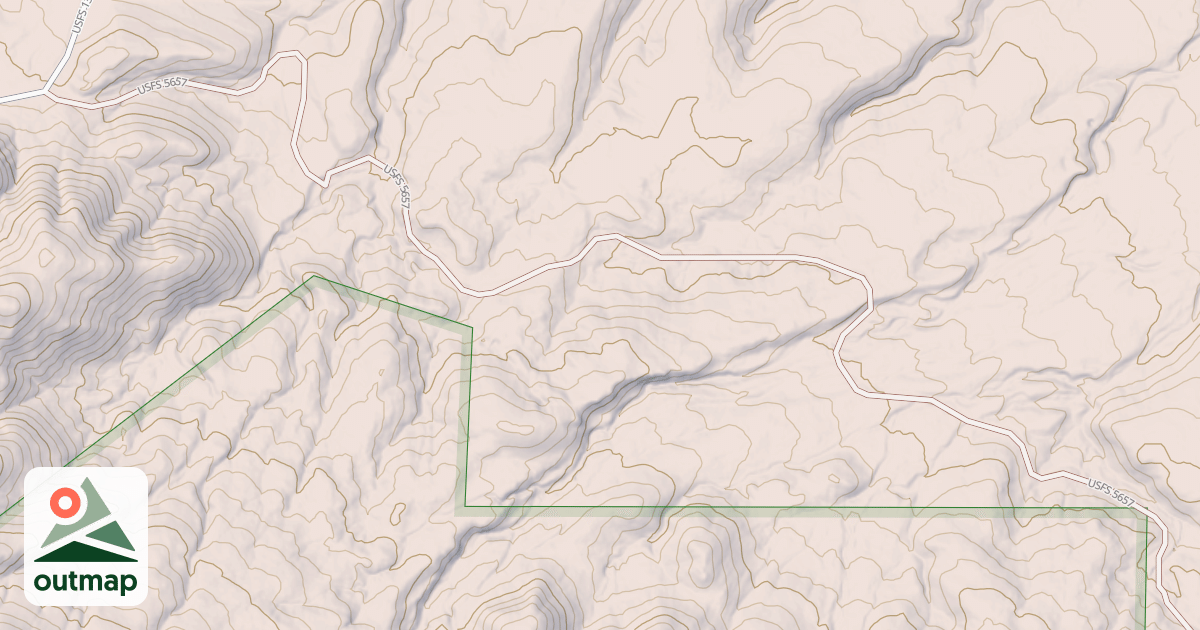 Map of RAMIREZ PEAK