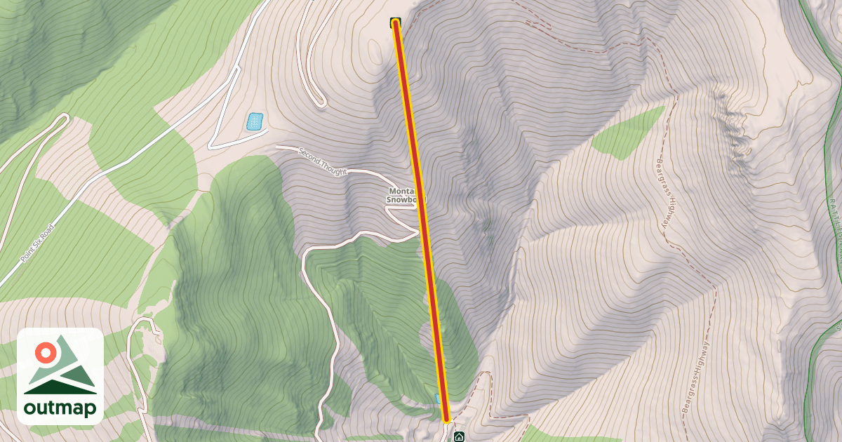 Map of Grizzly Chair