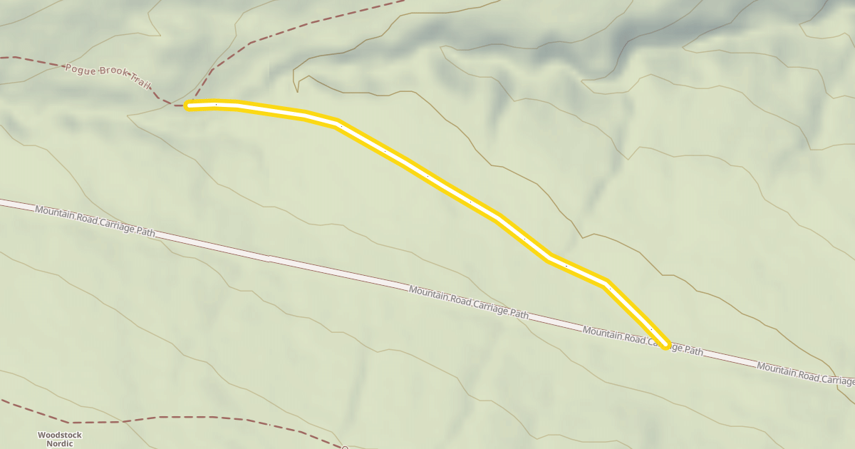 Map preview of Pogue Brook Trail