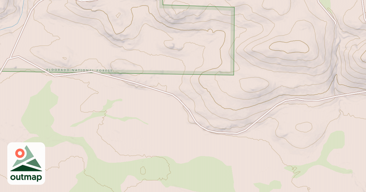 Map of BOSWORTH SPUR