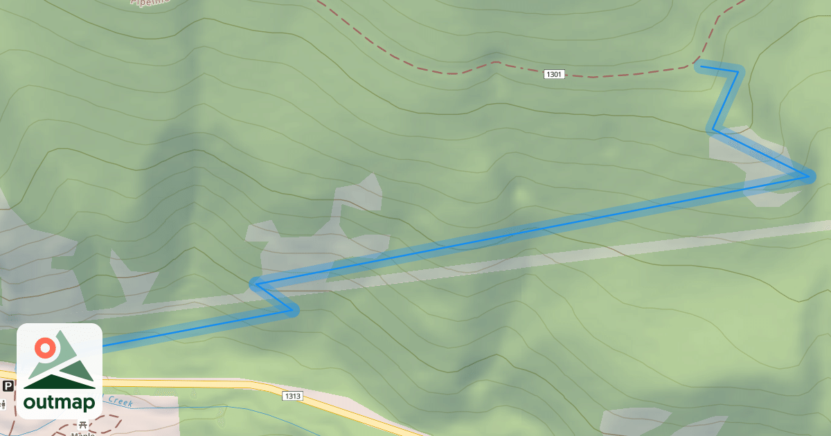 Map of Maple Grove Connector Trail