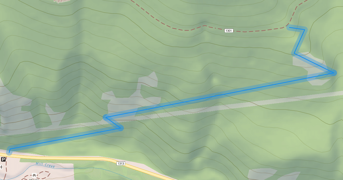 Map preview of Maple Grove Connector Trail